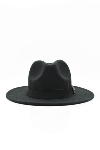 Külah Men's Fedora Hat-black