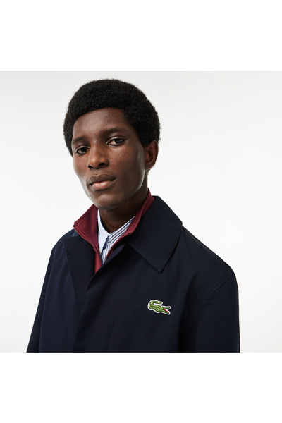 Lacoste Erkek Gömlek Yaka Lacivert Mont