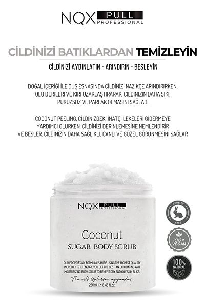 NQX PULL Body Exfoliating Mask Body Scrub Nourishing Purifying Moisturizing Submerged Remover