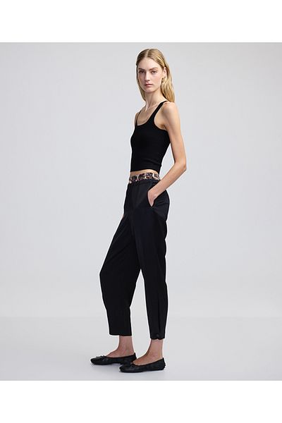 İpekyol Leopard Pattern Mix Pants