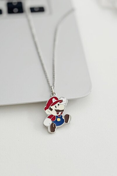 Herşey Nota قلادة سوبر ماريو بوس