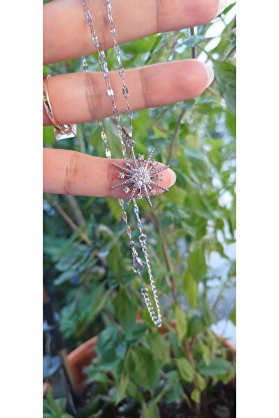 Feride قلادة من الفولاذ المقاوم للصدأ 316L - للنساء، 45 سم، مضادة للحساسية، ل...