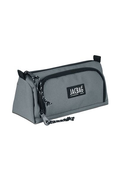 Jacbag Prime XL Rubber Στήριγμα δύο θέσεων Γκρι ανδρική τσάντα μολυβιού