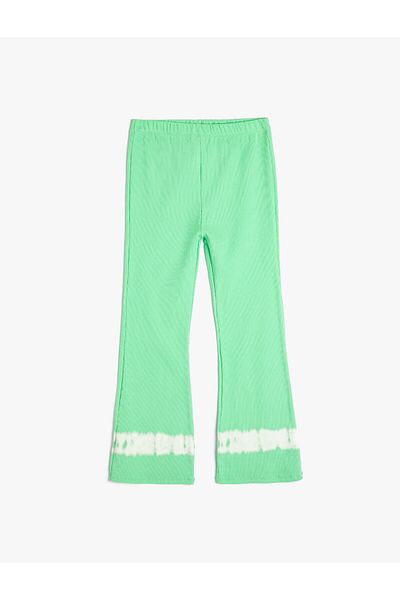 Koton Pantaloni spanioli din bumbac cu detalii Batik