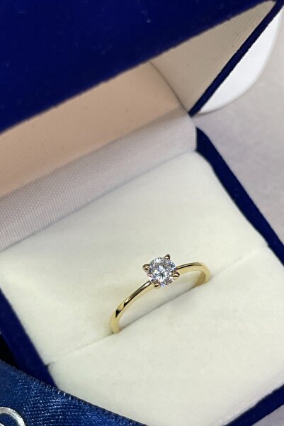 Hepimitu Tektaş Altın Yüzük