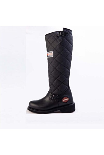 Harley Davidson Lastik Tabanlı Deri Bot