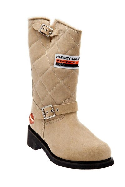 Harley Davidson Cizme din piele cu talpă de cauciuc