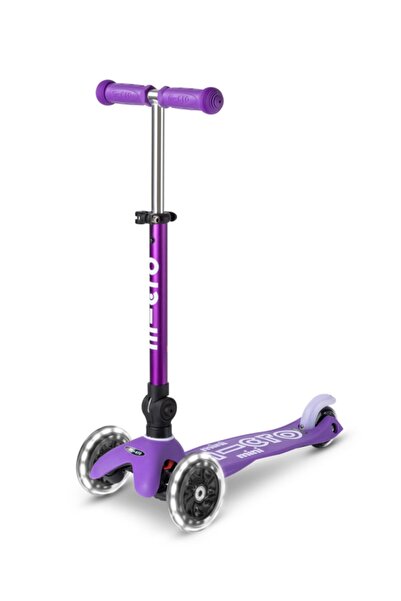 Micro Scooter مصباح LED صغير فاخر قابل للطي باللون الأرجواني