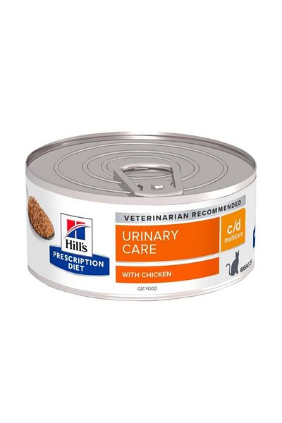Hill's Prescription Diet Urinary Care C/D Chicken Cat Canned 156 Gr (Stt:03/2025)-052742945101