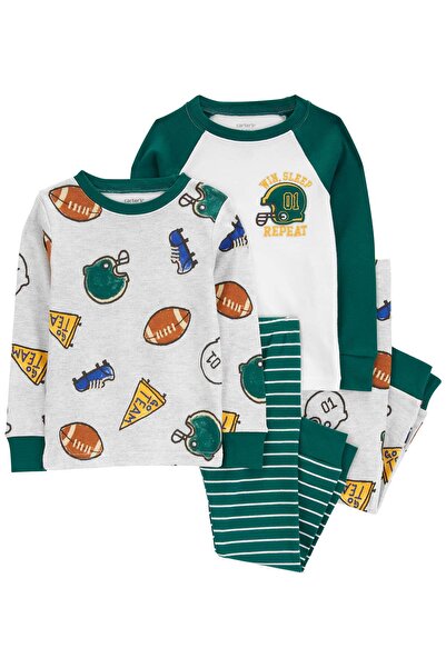 Carter's Küçük Erkek Çocuk Pijama Set 4'lü Paket