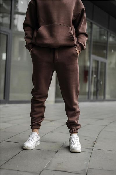 ruNadeS Ανδρικό παντελόνι Jogger με ελαστικά πόδια