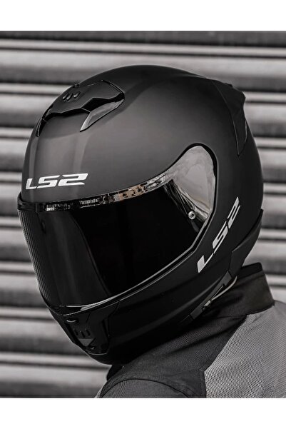 LS2 STREAM 2 MAT SİYAH KASK ( SİYAH+ŞEFFAF CAM )