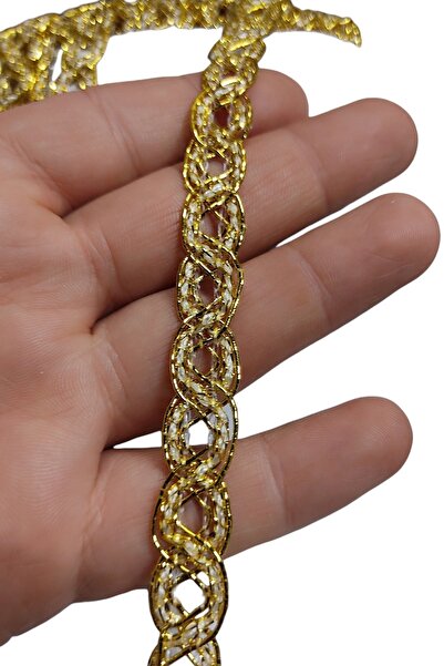 DUAYEN güpür göz alıcı şerit düğüm desen  dekoratif şerit 1 metre