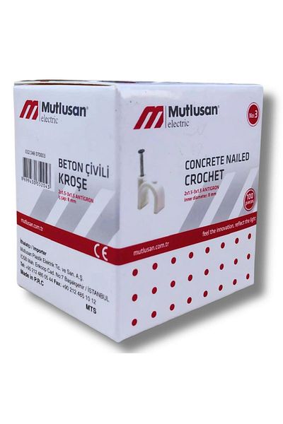 Mutlusan No:3 Concrete Nail Crochet