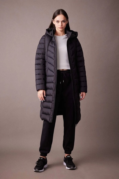 DeFacto A1556 DeFactoFit Slim Fit Hooded Parka