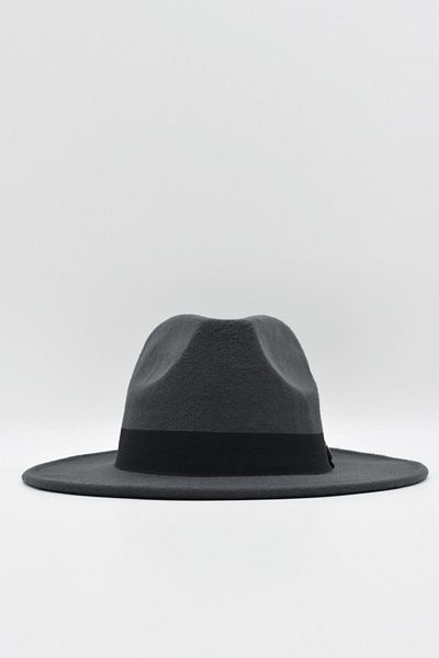 Külah Men's Adjustable Smoked Fedora Hat