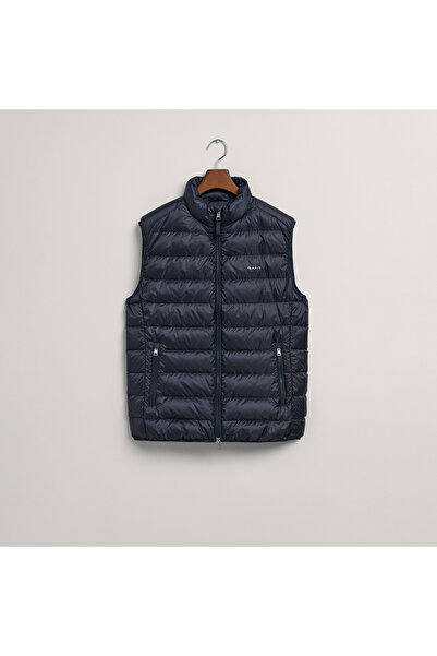 Gant Erkek Lacivert Regular Fit Dik Yaka Kapitone Yelek