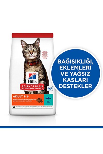 Hill's Hills Feline Tuna Balıklı Yetişkin Kuru Kedi Maması 1.5 Kg