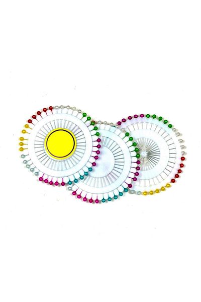 Royaleks 120 Pieces Hijab Scarf - Headed Bulk Needle Set