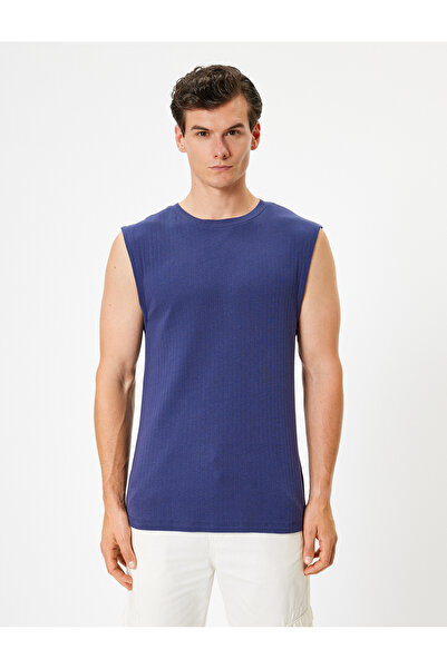 Koton Crew nyakú pamut ujjatlan póló - Basic