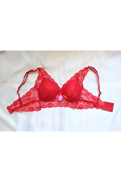 MOD10 Kırmızı dantelli Sütyen