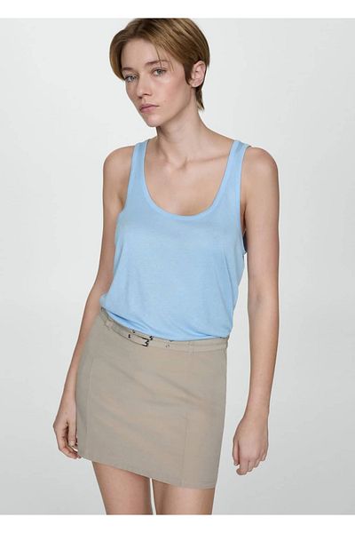 MANGO Woman Trikotbluse mit Trägern