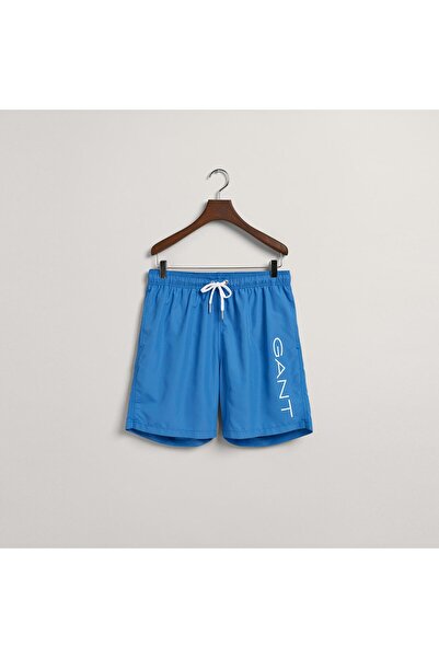 Gant Erkek Mavi Logolu Mayo Şort