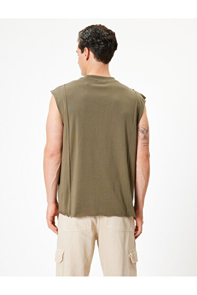 Koton Crew Neck Cotton Sleeveless T-Shirt - Basic