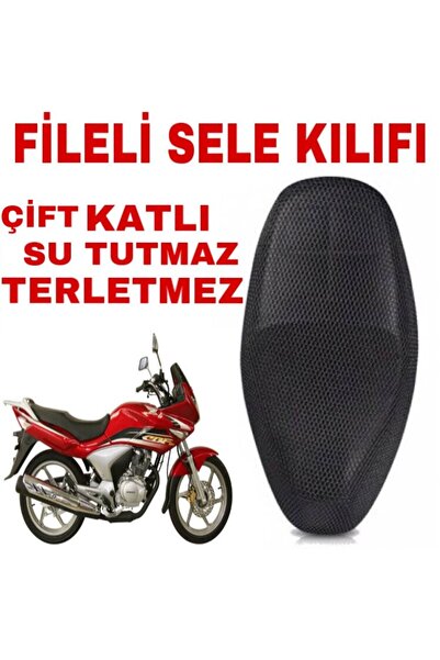 Genel Markalar Honda Cbf 150 Motosiklet Sele Koltuk Kılıfı 3d Çift Katlı File