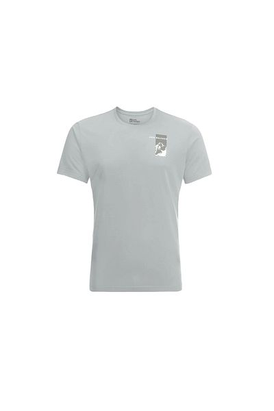 Jack Wolfskin Vonnan S/s Graphic T Ανδρικό πολύχρωμο μπλουζάκι Ανδρικό μπλουζάκι 1809941tr