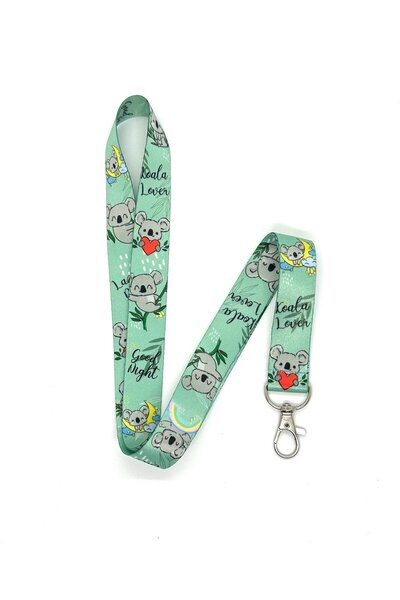 Sağlıkçı Shopping Sevimli Koala Temalı Boyun İpi Kart Askısı