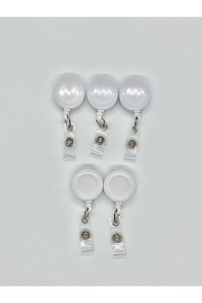 Sağlıkçı Shopping 5 قطع من حامل بطاقات يويو البلاستيكي الأبيض