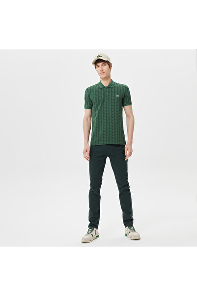 Lacoste Erkek Slim Fit Yeşil Pantolon