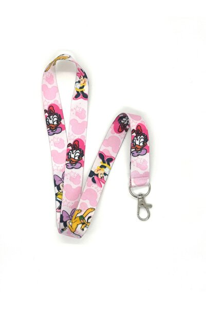 Sağlıkçı Shopping Minnie Mouse 4 Temalı Boyun İpi Kart Askısı