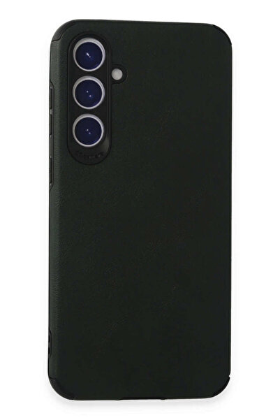 NewFace حافظة سامسونج جالاكسي S23 FE حلقة جلدية سيليكون - أخضر SPTGL