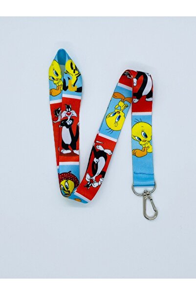 Sağlıkçı Shopping حزام لبطاقة الرقبة بتصميم تويتي وسيلفستر