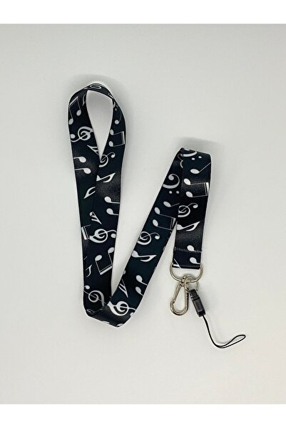 Sağlıkçı Shopping Nota Temalı Boyun İpi Kart Askısı