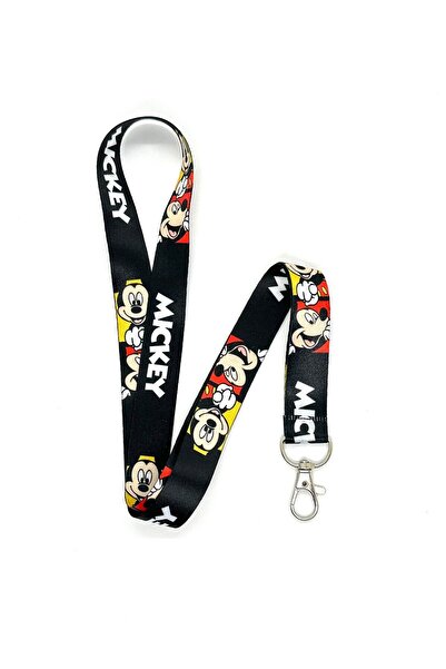 Sağlıkçı Shopping Mickey Mouse 6 Temalı Boyun İpi Kart Askısı