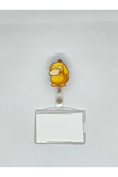 Sağlıkçı Shopping Pokemon Psyduck Temalı Yoyo Kartlık Yoyo Yaka Kartlığı