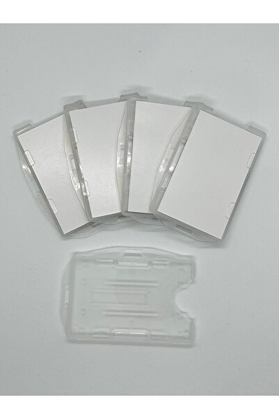 Sağlıkçı Shopping Suport pentru carduri cu două compartimente transparente, cu două fețe, orizontale și verticale, 5 bucăți