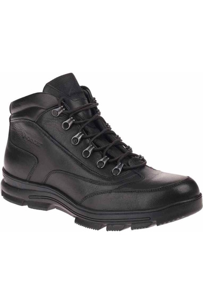 Voyager V25KA-3965 Siyah Cilt Deri Erkek Yarım Bot