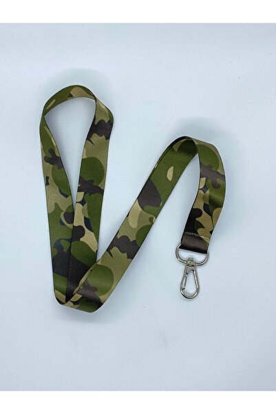 Sağlıkçı Shopping Kamuflaj Temalı Boyun İpi Kart Askısı