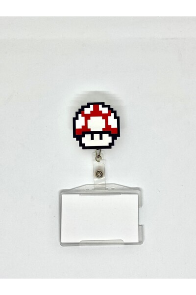 Sağlıkçı Shopping Suport pentru carduri Yoyo cu tematică Super Mario Red Mush...