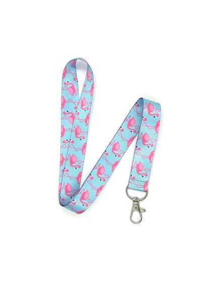 Sağlıkçı Shopping Flamingo Temalı Boyun İpi Kart Askısı