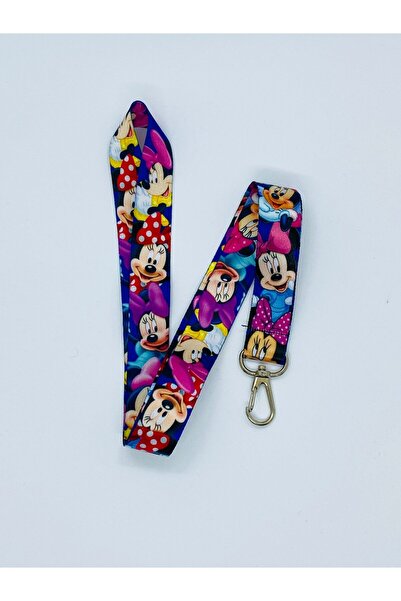 Sağlıkçı Shopping Μίνι Μάους 2 Θεματικό λουράκι κάρτας με κορδόνι λαιμού