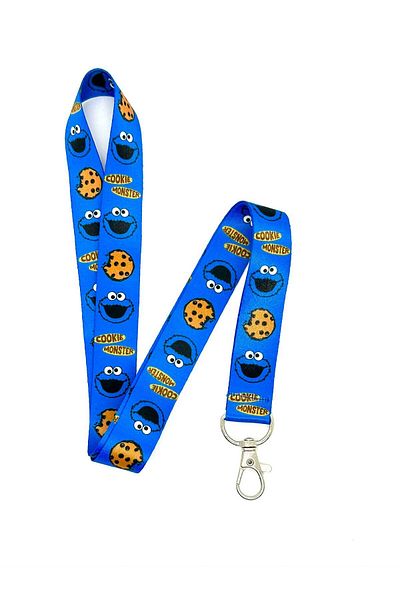 Sağlıkçı Shopping Sesame Street Cookie Monster 4 Themed Lanyard Card Strap