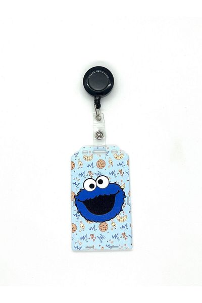 Sağlıkçı Shopping Sesame Street Cookie Monster Themed Vertical Card Holder Card Protector