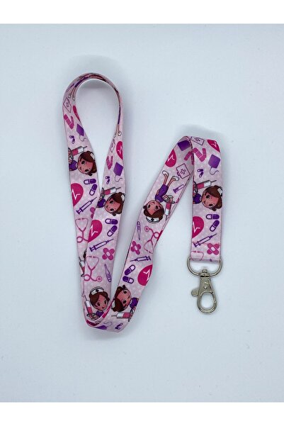 Sağlıkçı Shopping Hemşire Temalı Boyun İpi Kart Askısı