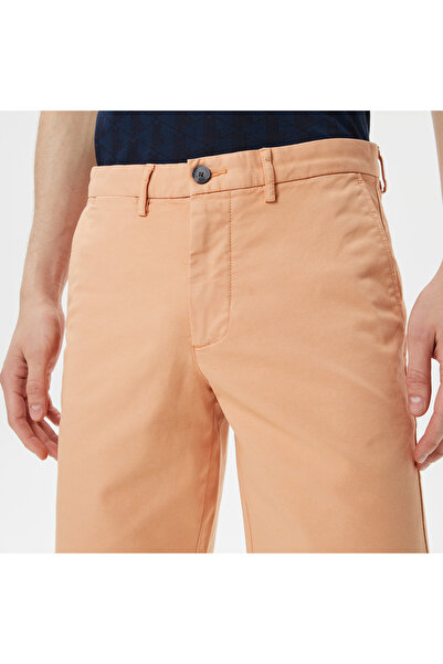 Lacoste Erkek Slim Fit Turuncu Bermuda