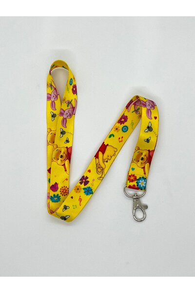Sağlıkçı Shopping Winnie The Pooh Temalı Boyun İpi Kart Askısı